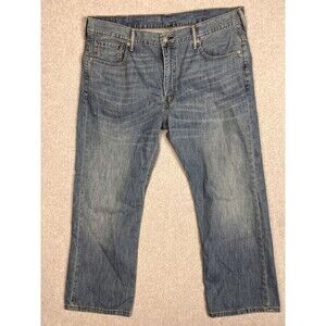 Levi’s Men’s 569 Loose Straight Denim Jeans 38X30 Blue Light Wash Pants